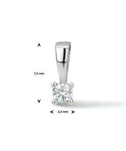 Sense Jewelry | Hanger Diamant H Si | Nu te koop bij 14Karaats.nl | 10001091-Pendants