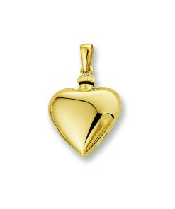 The Jewelry Collection | The Jewelry Collection Urnhanger Hart - Goud | Nu te koop bij 14Karaats.nl | 10001091-Pendants