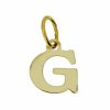 Star juwelier | Goud Hanger Letter G 14 karaats | Nu te koop bij 14Karaats.nl | 10001091-Pendants