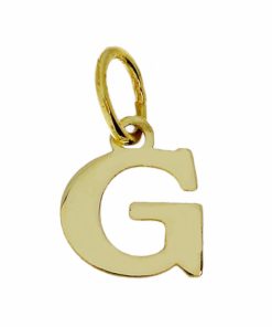 Star juwelier | Goud Hanger Letter G 14 karaats | Nu te koop bij 14Karaats.nl | 10001091-Pendants