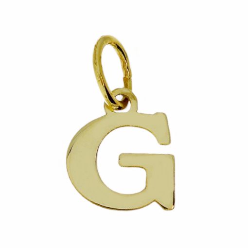 Star juwelier | Goud Hanger Letter G 14 karaats | Nu te koop bij 14Karaats.nl | 10001091-Pendants