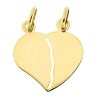Zwartevalk | Juwelier Zwartevalk 14 karaat gouden breek hart hanger - 14.101.035 | Nu te koop bij 14Karaats.nl | 10001091-Pendants
