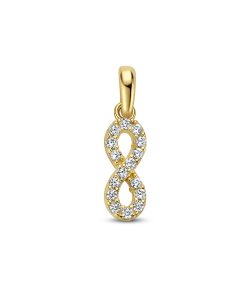Its-Beautiful | hanger infinity zirkonia | Nu te koop bij 14Karaats.nl | 10001091-Pendants
