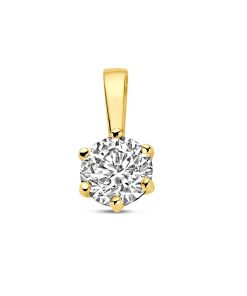 Its-Beautiful | 14K Geelgouden Hanger met Zirkonia | Nu te koop bij 14Karaats.nl | 10001091-Pendants