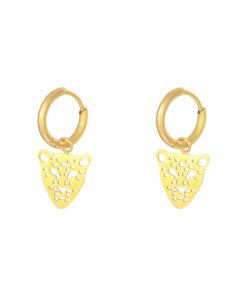 Yehwang | Oorbellen wild leopard | Nu te koop bij 14Karaats.nl | 10001087-Earrings/Body-piercing Jewellery