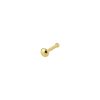 Its-Beautiful | Kogel Neusknopje Half-Bol 14K Geelgoud | Nu te koop bij 14Karaats.nl | 10001087-Earrings/Body-piercing Jewellery