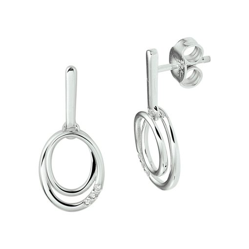 Its-Beautiful | oorhangers diamant 0.04ct (2x0.02ct) h si | Nu te koop bij 14Karaats.nl | 10001091-Pendants