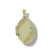 Star juwelier | Gouden Medaillon Ovaal Hanger 32 x 17 mm 14 karaats | Nu te koop bij 14Karaats.nl | 10001091-Pendants