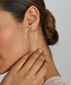 Sense Jewelry | Oorringen Ronde Buis | Nu te koop bij 14Karaats.nl | 10001087-Earrings/Body-piercing Jewellery