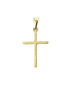 Kasius | Trendjuwelier huiscollectie 4009915 Gouden bedel kruis | Nu te koop bij 14Karaats.nl | 10001091-Pendants
