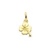 Marie-Celeste | Marie Celeste hanger klavertje - Goud | Nu te koop bij 14Karaats.nl | 10001091-Pendants