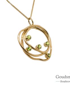 Scratched | SCRATCHED GOLD hanger peridoot | Nu te koop bij 14Karaats.nl | 10001091-Pendants