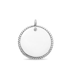Kasius | Zilveren Graveerhanger rond 1337150 | Nu te koop bij 14Karaats.nl | 10001091-Pendants