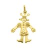 Zwartevalk | Juwelier Zwartevalk 14 karaat gouden clown hanger - 14.101.015 | Nu te koop bij 14Karaats.nl | 10001091-Pendants