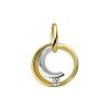The Jewelry Collection | The Jewelry Collection Hanger Zirkonia - Goud | Nu te koop bij 14Karaats.nl | 10001091-Pendants