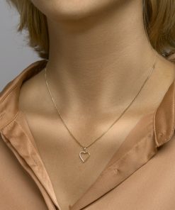 Sense Jewelry | Hanger Hart Zirkonia | Nu te koop bij 14Karaats.nl | 10001091-Pendants