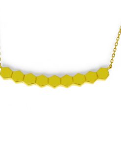 Star juwelier | Gouden Collier Fantasie Blokjes 18 karaats | Nu te koop bij 14Karaats.nl | 10001091-Pendants