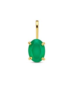 Its-Beautiful | Dames Hanger Goud met Agaat 0.65 ct | Nu te koop bij 14Karaats.nl | 10001091-Pendants