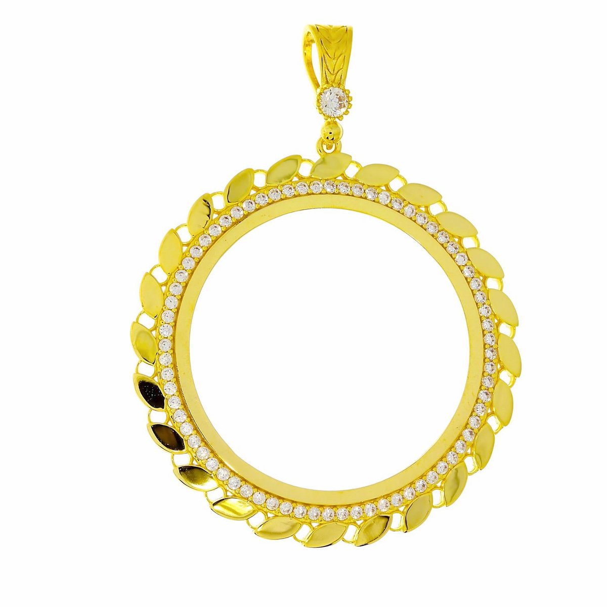 Star juwelier | Gouden Muntrand Hanger Voor Hele Lira Ataturk Zirkonia Pullu 14 karaats | Koop bij 14Karaats.nl Star juwelier | Gouden Muntrand Hanger Voor Hele Lira Ataturk Zirkonia Pullu 14 karaats | Nu te koop bij 14Karaats.nl | 10001091-Pendants