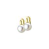 Marie-Celeste | Marie Celeste oorhangers parel brisur haak - 8.5 - Goud | Nu te koop bij 14Karaats.nl | 10001087-Earrings/Body-piercing Jewellery