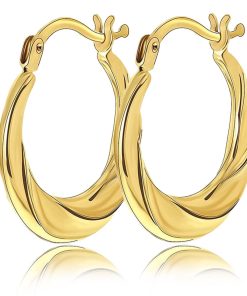 Zwartevalk | Juwelier Zwartevalk 14 karaat gouden oorbellen - 12.248/17mm | Nu te koop bij 14Karaats.nl | 10001087-Earrings/Body-piercing Jewellery