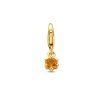 Its-Beautiful | Slotbedel Met Geboortesteen 14K Geelgoud | Nu te koop bij 14Karaats.nl | 10001091-Pendants