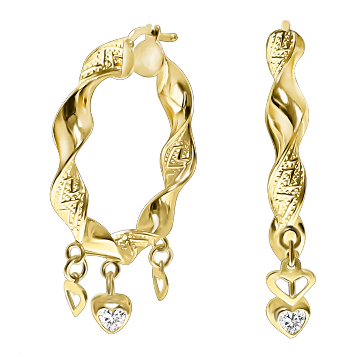 Zwartevalk | Juwelier Zwartevalk - 14 KARAAT GOUDEN BEDEL OORBELLEN 12.226-A/35mm-- | Koop bij 14Karaats.nl Zwartevalk | Juwelier Zwartevalk - 14 KARAAT GOUDEN BEDEL OORBELLEN 12.226-A/35mm-- | Nu te koop bij 14Karaats.nl | 10001087-Earrings/Body-piercing Jewellery