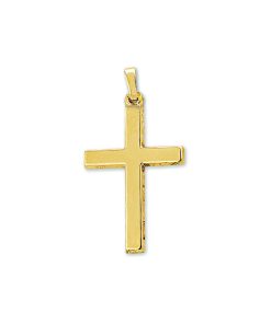 The Jewelry Collection | The Jewelry Collection gouden bedel kruis | Nu te koop bij 14Karaats.nl | 10001091-Pendants