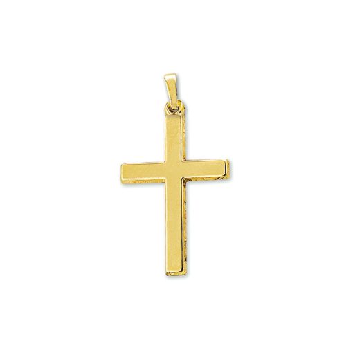The Jewelry Collection | The Jewelry Collection gouden bedel kruis | Nu te koop bij 14Karaats.nl | 10001091-Pendants