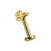 Piercings works | 18 Karaat Goud Oorpiercing - Marquise Trinity Design | Nu te koop bij 14Karaats.nl | 10001087-Earrings/Body-piercing Jewellery