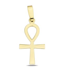 Zwartevalk | Juwelier Zwartevalk 14 karaat gouden ankh kruis - 14.277 | Nu te koop bij 14Karaats.nl | 10001091-Pendants