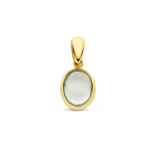 Its-Beautiful | hanger groen amethist | Nu te koop bij 14Karaats.nl | 10001091-Pendants