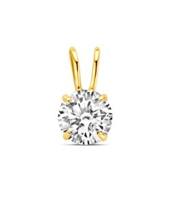 Kasius | 14K geelgoud hanger zirkonia 4032526 | Nu te koop bij 14Karaats.nl | 10001091-Pendants