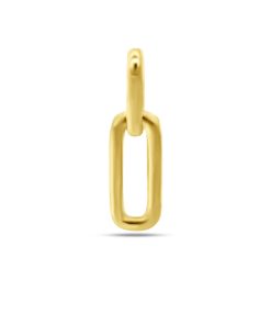 Silventi | Silventi 9NBSAM-G230295 Gouden Hangertje Schakels 7x3mm - 11mm totaal Lengte - 14 Karaat - Goud | Nu te koop bij 14Karaats.nl | 10001091-Pendants