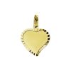 Sense Jewelry | Graveerhartje Mat Gediamanteerd | Nu te koop bij 14Karaats.nl | 10001091-Pendants