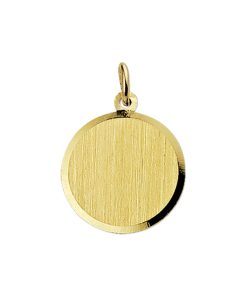 Sense Jewelry | Graveerhanger Mat Gediamanteerd | Nu te koop bij 14Karaats.nl | 10001091-Pendants