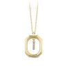 Star juwelier | Goud Hanger Letter I met Ketting Zirkonia 14 karaats | Nu te koop bij 14Karaats.nl | 10001091-Pendants