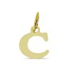 Star juwelier | Goud Hanger Letter C 14 karaats | Nu te koop bij 14Karaats.nl | 10001091-Pendants