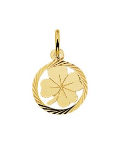 Sense Jewelry | Hanger Klavertje Gediamanteerd | Nu te koop bij 14Karaats.nl | 10001091-Pendants