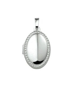 Kasius | zilver gerhodineerd medaillon 1334658 | Nu te koop bij 14Karaats.nl | 10001091-Pendants