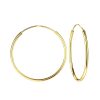 JYC | Joy|S - Zilveren oorringen 25 mm - basic - gold plated | Nu te koop bij 14Karaats.nl | 10001087-Earrings/Body-piercing Jewellery