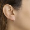 Sense Jewelry | Klapoorringen Zirkonia | Nu te koop bij 14Karaats.nl | 10001087-Earrings/Body-piercing Jewellery