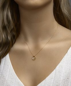 Sense Jewelry | Hanger Rond Diamant 0.04ct H Si | Nu te koop bij 14Karaats.nl | 10001091-Pendants