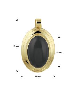 Sense Jewelry | Hanger Onyx | Nu te koop bij 14Karaats.nl | 10001091-Pendants