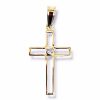 Star juwelier | Gouden Kruis Hanger 34 mm 17 mm 14 karaats | Nu te koop bij 14Karaats.nl | 10001091-Pendants