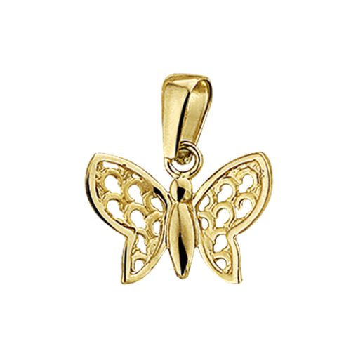 Sense Jewelry | Hanger Vlinder Poli/mat | Nu te koop bij 14Karaats.nl | 10001091-Pendants