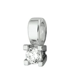 The Jewelry Collection | The Jewelry Collection Hanger Diamant 0.25ct H Si - Witgoud | Nu te koop bij 14Karaats.nl | 10001091-Pendants