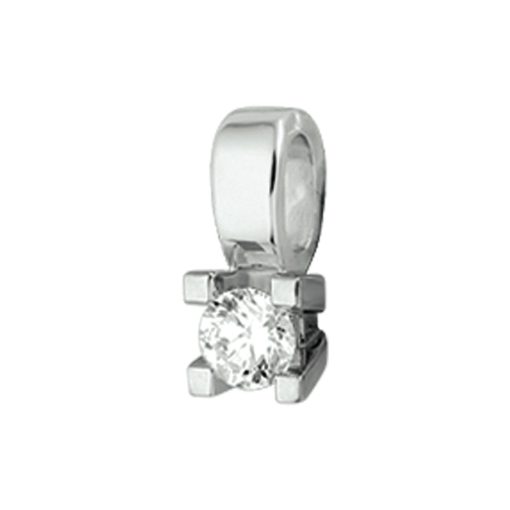 The Jewelry Collection | The Jewelry Collection Hanger Diamant 0.25ct H Si - Witgoud | Nu te koop bij 14Karaats.nl | 10001091-Pendants
