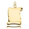 Zwartevalk | Juwelier Zwartevalk 14 karaat gouden perkamentrol hanger 14.101.002 | Nu te koop bij 14Karaats.nl | 10001091-Pendants