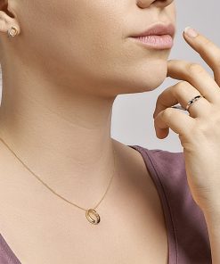 Sense Jewelry | Hanger Rondje Zirkonia | Nu te koop bij 14Karaats.nl | 10001091-Pendants